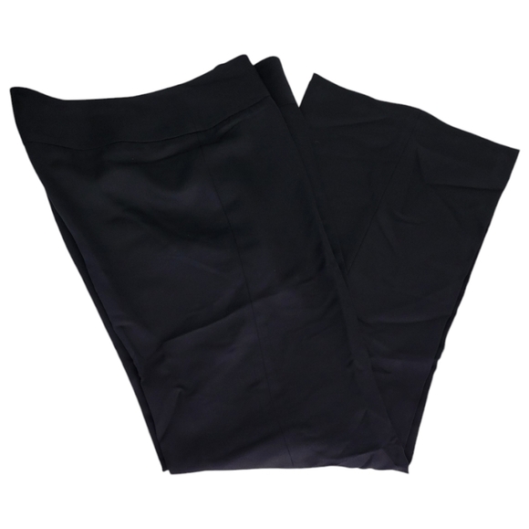 Calvin Klein Wool Black Wide Trousers - Picture 1 of 8